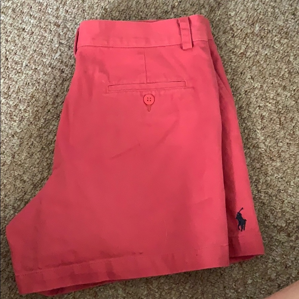 A perfect faded red Ralph Lauren short